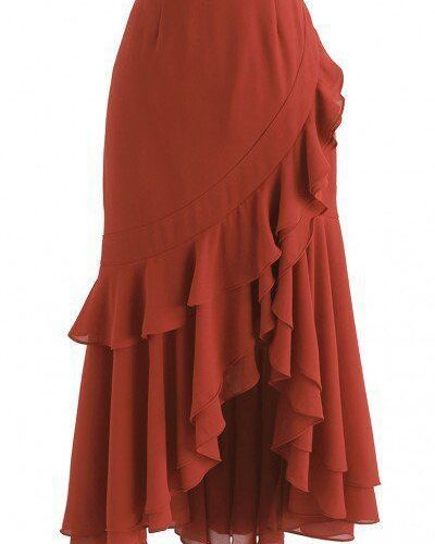 descarga (29) Falda larga con olanes terracota